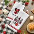 Artoid Mode Love Heart Gnome Kitchen Dish Towels, 18 x 26 Inch Seasonal Valentine's Day Anniversary Wedding Ultra Absorbent Drying Cloth Tea Towels for Cooking Baking Set of 4