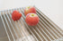Roll Up Dish Drying Rack Stainless Steel, Over The Sink Easy Foldable Sink Rack Mat Stainless Steel Wire for Kitchen Sink Counter (17.5 x 11.5 inches)