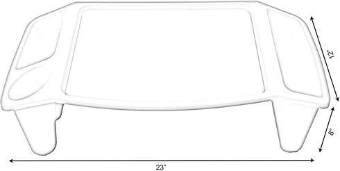 Basicwise QI003253G Kids Lap Desk Tray, Portable Activity Table, Green, 1 Piece