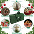 AerWo Christmas Tree Storage Bag, Extra Large Christmas Storage Containers Fits Up to 9ft Artificial Tree, Heavy-Duty Waterproof 600D Oxford Xmas Holiday Tree Bag with Card Slot(65? X 31? X 15?, Green)