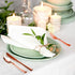 Rose Gold Plastic Silverware Party Utensils Set Heavy Duty Plastic Disposable Cutlery (30 Spoons, 30 Forks & 30 Knives) Ideal for Rose Gold-Themed Elegant Parties, Birthdays & Luxury Weddings
