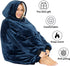 Oversized Wearable Blanket Sherpa Fleece Blanket Hoodie Warm Thick Big Hooded Sweatshirt Hoodie Blanket Jacket for Adults Women Girls Teenagers Teens Men