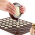 GARCENT Macaron Baking Mold, Non-Stick Silicone Pastry Baking Mat Set, 48 Capacity with Food Tongs, Measuring Spoon, Silicone Spatula, Cake Decorating Supplies
