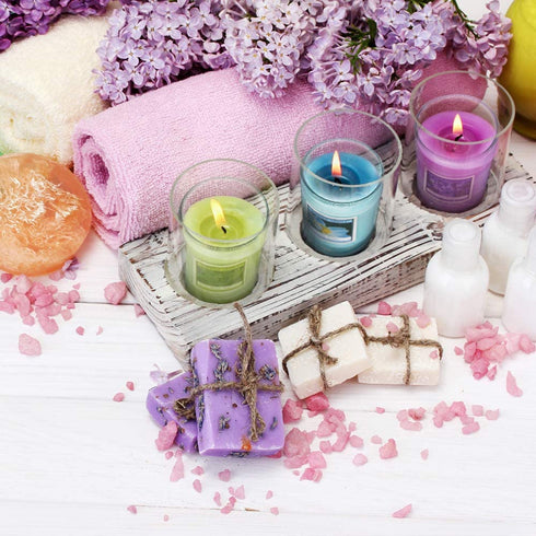 12 Packs Scented Aromatherapy Candle Set, 1.8 Oz Soy Votive Candle for Home Decoration, Candle Gifts for Christmas Thanksgiving and Anniversary