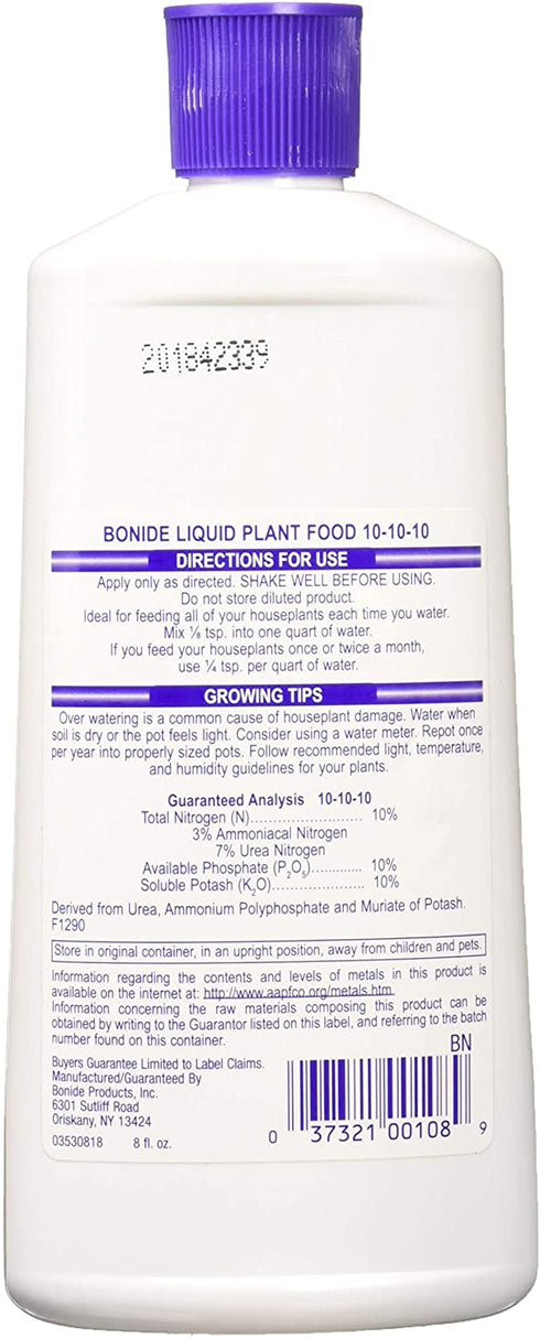 Bonide 037321001089 Liquid Plant Food 10-10-10