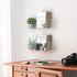 Wall Basket, Cambond Metal Wall Mounted Wire Baskets for Storage, Durable Hanging Wire Wall Basket Pantry Organizer for Kitchen, Home, Office, Bathroom, Garage, Mount Hooks Included 4 Pack (White)