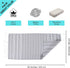 Clotho 4 Pack Turkish Hand Towel for Bathroom | Decorative Towel Set of 4 for Kitchen | 100% Cotton 18 x 40 Inches (Silver Gray)