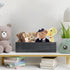 Bathroom Decor Box Toilet Paper Holder Wood Tank Boxes Paper Storage Basket with Artificial Flower Bathroom Kitchen Table Counter Farmhouse Home Decor