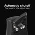 Proctor Silex Power Electric Automatic Can Opener with Knife Sharpener, Twist-off Easy-Clean Lever, Cord Storage, Black (75217F) 7.9" x 4.8" x 5"