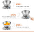 CROWNFUL Digital Food Scale with Bowl,11lb/5kg Kitchen Scales Digital Weight Grams and Ounces for Cooking and Baking,Kitchen Scale with Bowl (Batteries Included)