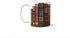 Bookshelf Mug. Coffee Mug with the famous books' titles, Bookish Mug, Literary Mug, Book Lover Mug