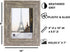 Kiera Grace Emery Resin Unique Farmhouse Picture Frame, 5" x 7", Weathered Grey
