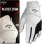 Callaway Golf Men's Weather Spann Premium Synthetic Golf Glove (X-Large, Single, White, Worn on Right Hand)