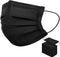 50pcs Black Masks Face Breathable Dust Filter Masks Mouth Cover Disposable Masks with Elastic Ear Loop for Men & Women (Pack of 50 PCS)