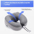 Phixnozar Memory Foam Travel Pillow Neck Pillow, Ideal for Airplane Travel Comfortable and Lightweight Improved Support Design Machine Washable Cover Must-Have Travel Accessories