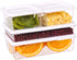 JCXivan Produce Saver Storage Containers with Lids,Set of 4 Refrigerator Organizer Bins,LeakProof Food,BPA Free Plastic,Use in Snacks ,chopped salad and Fruit,Stackable