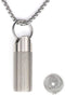 Haxtec Small Pill Box Titanium Pill Fob Necklace Nitro Mini Waterproof Pill Holder Lightweight Survival Case Keychain Pill Bottle for Purse Men & Women (TC10-Ti)