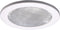Cooper Lighting HALO 4055WH E26 Series Recessed Lighting Shower Trim with Prismatic Glass Lens, 4", White