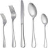 LIANYU 20 Piece Silverware Flatware Cutlery Set, Stainless Steel Utensils Service for 4, Include Knife Fork Spoon, Mirror Polished, Dishwasher Safe