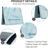 6 Pack Business Card Holder for Women or Men, Credit Card Holder, ID Card Holder, PU Leather Wallet Business Card Holders Name Card Holder Purse Card Case for Credit Card, Business Card, ID Card ,6 Colors (D)