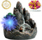 INONE Incense Burner with 150 Cones, Waterfall Backflow Incense Holder, Aromatherapy Ornament, Zen Decor, Home Decor, Room Decor