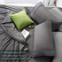 LBRO2M Bed Sheet Set Queen Size 16 Inches Deep Pocket 1800 Thread Count 100% Microfiber Sheet,Bedding Super Soft Comfortable, Cool Warm,4 Piece?Dark Grey?
