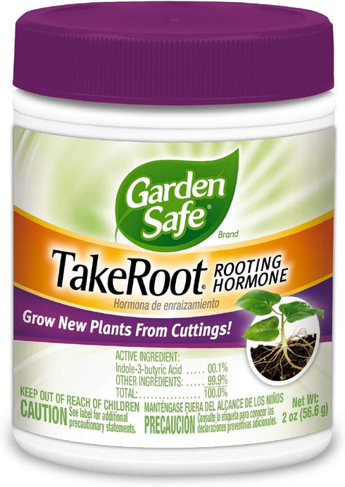 Garden Safe TakeRoot Rooting Hormone 2 oz, Helps New Plants grow from Cuttings