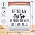 Funny Sister Gifts- Birthday Gifts for Sister- Gifts for Sisters from Sisters, from Brother- Christmas Gifts & Thanksgiving Gifts for Sister- Valentines Day Sister Gifts- Lavender Candles