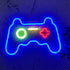 HSEFURNI Neon Sign, Gaming Neon Lights for Bedroom Wall Decor USB Powered Light Up Blue LED Signs, for Gamer Room Decor, Boys, Kids, Teen Gifts Idea, Game Room Accessories, and Party Decorations, 16"x11"