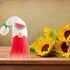 Summer Bee Gnome, Mothers Gift Watermelon Decorations for Home Farmhouse Kitchen, Mothe's Day Scandinavian Tomte Dwarf Figurines, Plush Collection for Birthday Present /Gifts