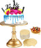 Miukage Cake Stand, Adjustable Height Cake Stands, High-end Wedding Cake Stand, Metal Gold Cake Stand Suitable for Graduation Ceremonies, Birthday Parties, Home Decoration