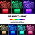 Monster Truck Night Lights Gifts, Monster Truck 3D Lamp Gifts with USB Cable and 16 Colors Changing, Touch & Remote Control, The Best Birthday Christmas Monster Truck Gifts for Boys
