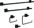 Franklin Brass Maxted Towel Ring, Matte Black, Bathroom Accessories, MAX46-FB 7.87 x 2.15 x 6.04 Inches