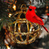 Berfutall-12PCS Bird Christmas Ornaments Clip on Cardinals for Trees-3.5 lnch with Clips or Wire (a)
