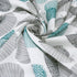 HomeyHo Leaves Print Fabric Table Cloths 55x70 Kitchen Rectangle Pattern Floral Protective Tablecloth for Dining Table Dust Cover Washable Easy Clean, 55 x 70 Inch