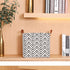 Kingrol 3 Pack Storage Baskets, Large Collapsible Storage Bins with Handles for Closet Shelves Organizer, Decorative Baskets for Home, Office, Nursery, Laundry