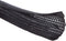 Alex Tech 25ft - 1/4 inch Cord Protector Wire Loom Tubing Cable Sleeve Split Sleeving For USB Cable Power Cord Audio Video Cable – Protect Cat From Chewing Cords - Black