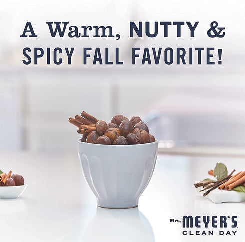 Mrs. Meyers Clean Day Multi Surface Everyday Cleaner, Acorn Spice Scent, Limited Edition Scent, Removes Dirt & Freshens Surfaces, 16 FL OZ Spray (Pack of 2)