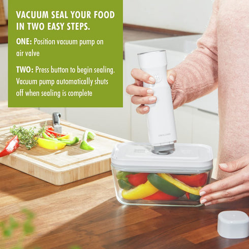 ZWILLING Fresh & Save Glass Airtight Food Storage Container, Meal Prep Container - Small, Food Saver