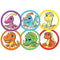 90 Pack Toilet Targets for Boys, Potty Training Flushable Dinosaur Target, 2 x 2 Inch Pee Targets for Boys, 100% Biodegradable and Sewage Safe