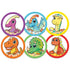 90 Pack Toilet Targets for Boys, Potty Training Flushable Dinosaur Target, 2 x 2 Inch Pee Targets for Boys, 100% Biodegradable and Sewage Safe