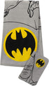 Franco Kids Bath and Beach Towel with Washcloth Set, 50 in x 25 in, Batman