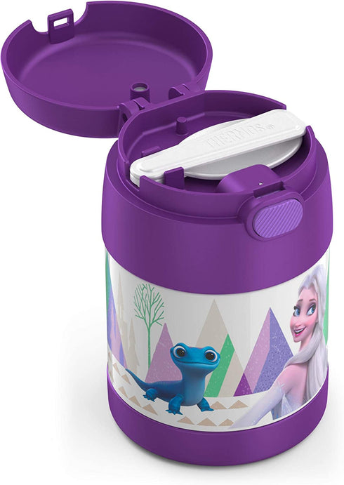 THERMOS FUNTAINER 10 Ounce Stainless Steel Vacuum Insulated Kids Food Jar, Frozen 2