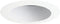 Juno Lighting 444W-WH Halogen Adjustable Recessed Baffle with White Trim, 50 watts, 4 Inch