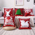 Coeufuedy Christmas Red Sequin Pillow Covers 18" x 18" Reversible Decorative Throw Pillows Sequins Pillow Case Magic Mermaid Pillowcase