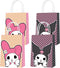 16pcs Kuromi Party Favor Bags, Cute My Melody Theme Birthday Paper Gift Bags with Handles for Kids Child Kuromi Party Decorations Goody Treat Candy Bags