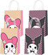 16pcs Kuromi Party Favor Bags, Cute My Melody Theme Birthday Paper Gift Bags with Handles for Kids Child Kuromi Party Decorations Goody Treat Candy Bags