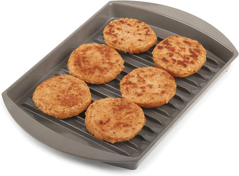 Prep Solutions by Progressive Microwavable Plates, Bacon Grill - Small, 1 Piece