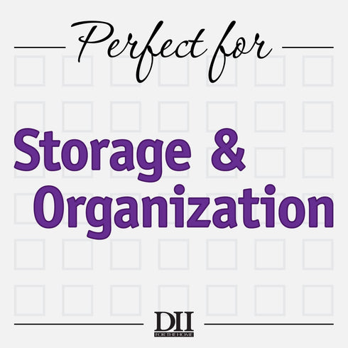 DII Fridge & Shelf Liner Collection Non-Adhesive, Cut to fit, Machine Washable, 12x20, Black Dots, 2 Piece