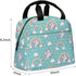 Lunch Bag for Kids, Cute Insulated Kids Lunch Box Container Reusable Cooler Lunch Tote Bag for Children Girls and Boys, School Picnic Travel Outdoors(Light Green with Unicorn)